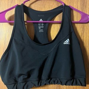 Black drifit Adidas sports bra, XL.
